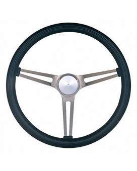 Grant 969-0 Classic Nostalgia Style Steering Wheel with Black Foam Grip and Brushed Stainless Spokes