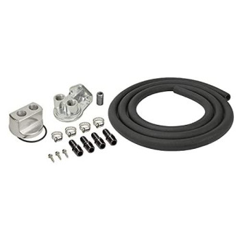 Derale 15715 Engine Oil Filter Relocation Kit , Black