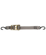 CargoBuckle F13758 Ratchet Strap Tie-Down with S-Hooks