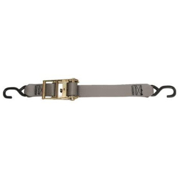 CargoBuckle F13758 Ratchet Strap Tie-Down with S-Hooks