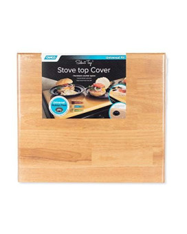 Camco 43521 Universal Stove Top Cover | Features an Oak Finish | 19-1/2" (L) x 17" (W) x 3/4" (H)