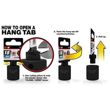 Performance Tool W32316 6-Point Socket, 1/2" Drive, 1/2"