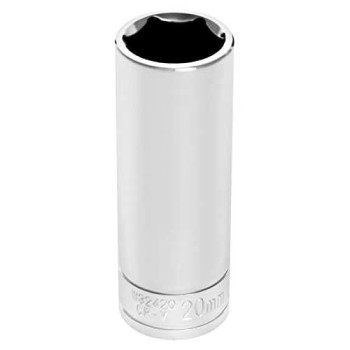 Performance Tool W32420 1/2 Drive 6-Point Socket, 20mm