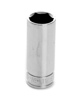 Performance Tool W38322 6-Point Socket, 3/8" Drive, 11/16"