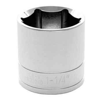 Performance Tool W32040 1/2 Drive 6-Point Socket, 1-1/4