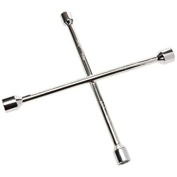 Performance Tool W2 Black 14" Metric 4-Way Cross Lug Wrench