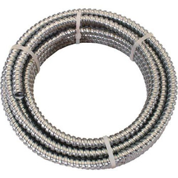 Jensen Distributing 55082122 AL Flex Fo5000050M Type Rwa Reduced Wall Flexible Conduit, 1/2 in X 50 Ft, Aluminum