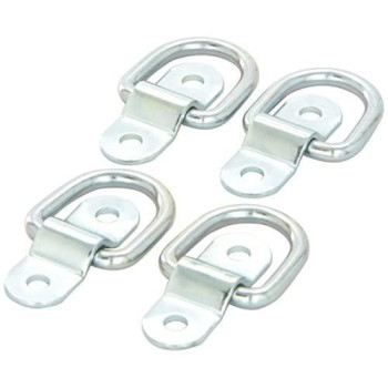 PROGRIP 822640 Truck and Trailer Cargo Surface Mount Tie Down with D Ring: Light Duty Strength (Pack of 4)