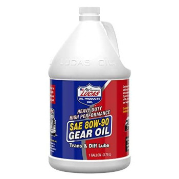 Lucas Oil LUC10046 SAE 80W-90 Heavy Duty Gear Oil - 1 Gallon , White