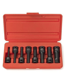 NEIKO 01137B 1/2" Drive Allen Bit Socket Set | 8 Piece | SAE | 1/4" to 3/4" | 3