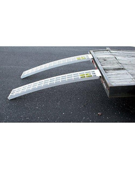 Five Star Aluminum Ramp (2) Set For Trailers - 60in.L x 12in.W, 5,000 lb. Capacity Per Pair