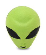 Coolballs Green UFO Alien Head Car Antenna Topper / Auto Mirror Dangler / Desktop Bobble Buddy