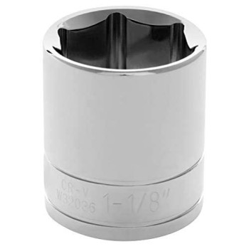 Performance Tool W32036 1/2 Drive 6-Point Socket, 1-1/8