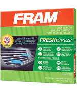 FRAM Fresh Breeze Cabin Air Filter with Arm & Hammer Baking Soda, CF10132 for Select Toyota Vehicles, white