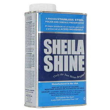 Sheila Shine Stainless Steel Cleaner and Polish 1 Quart Can Sold Indivdually