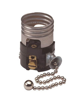 Leviton c21-19980-00M 250V 660W Pull chain Interior Socket with Pull chain