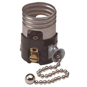 Leviton c21-19980-00M 250V 660W Pull chain Interior Socket with Pull chain