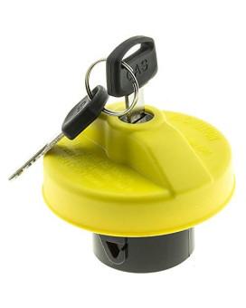 Stant 10511Y GM Flex-Fuel Locking Cap with Non-Threaded Filler Neck - yellow