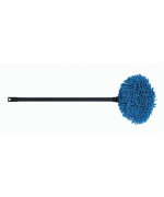 Carrand 93210 Long Chenille Microfiber Wash Mop with 48" Extension Pole , Black