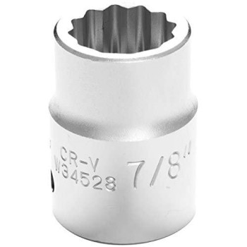 Performance Tool W34528 3/4" Drive 12-Point SAE Standard Socket, 7/8"