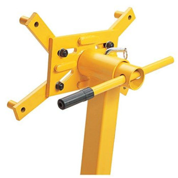 Performance Tool W41025 Heavy Duty Wheeled Engine Stand for Vehicle Maintenance, Yellow, 1000-lb Capacity