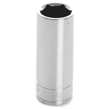 Performance Tool W38417 3/8" Drive 6-Point Socket, 17mm