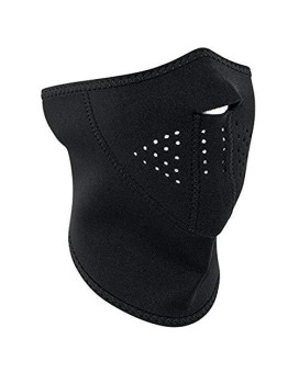 Zanheadgear 3-Panel Neoprene Half Face Mask, Black