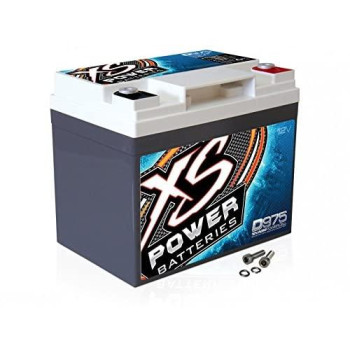 XS Power D975 XS Series 12V 2,100 Amp AGM High Output Battery with M6 Terminal Bolt