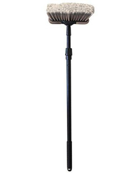 Carrand 93063 Deluxe Car Wash 8" Dip Brush with Bumper and 27-48" Extension Handle