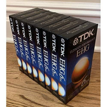 TDK Ultimate Performance E-HG Extra High Grade VHS T-120 Blank Video Tape