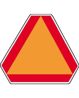 HY-KO PROD Slow Vehicle Emblem, 16" x 14" (TA-1)