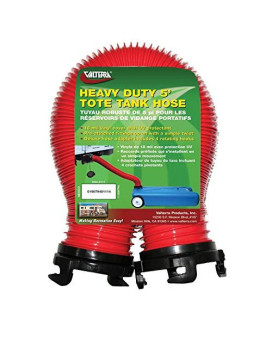 Valterra D04-0111 Heavy-Duty Tote Tank Hose - 5 , Red