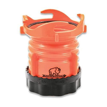 Camco 39783 RhinoFLEX Bayonet Fitting with Locking Ring , Orange