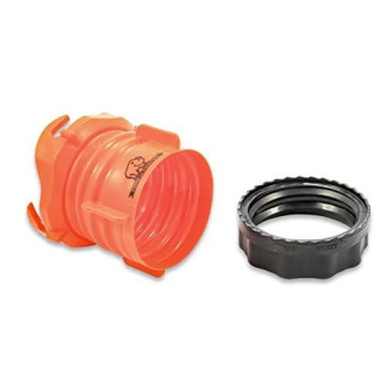 Camco 39783 RhinoFLEX Bayonet Fitting with Locking Ring , Orange