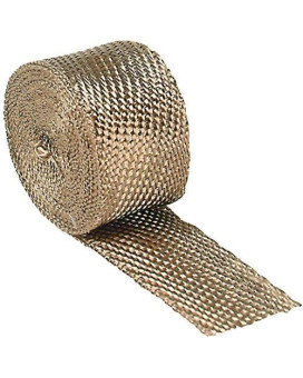 Design Engineering 010129 Titanium 2" x 15 Exhaust Heat Wrap with LR Technology