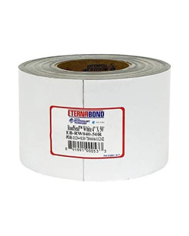 EternaBond RoofSeal White 4" x50 MicroSealant UV Stable Seam Repair Tape | 35 mil Total Thickness | EB-RW040-50R - One-Step Durable, Waterproof and Airtight Repair