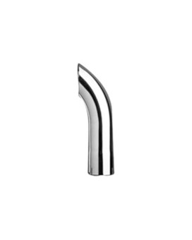 AP Products CTD-1250 US Gear Chrome Exhaust Turndown - 1-1/4" x 10"