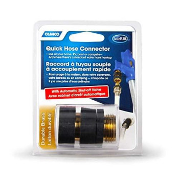 Camco 20135 Brass Quick Hose Connect