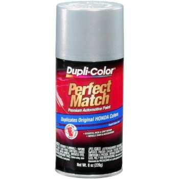 Dupli-Color E7 Metallic Honda Perfect Match Automotive Paint - Aerosol Satin Silver 8 Oz. (Bha0971)