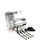 VIAIR 10016 100C Chrome Compressor Kit with Omega Style Mounting Bracket