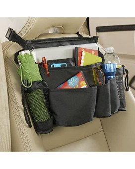 High Road Front Seat Organizer with SwingAway Handles (Black)
