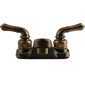 Dura Faucet DF-PL700C-ORB RV 2-Hole Bathroom Faucet with Classic 2-Handles (Oil Rubbed Bronze)