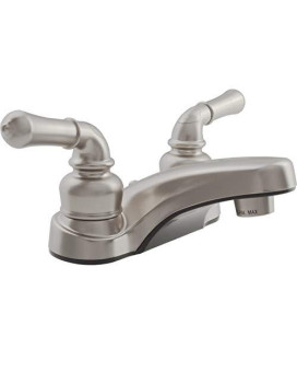 Dura Faucet DF-PL700C-SN RV 2-Hole Bathroom Faucet with Classic 2-Handles (Brushed Satin Nickel)