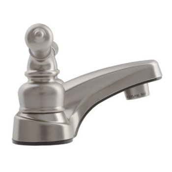 Dura Faucet DF-PL700C-SN RV 2-Hole Bathroom Faucet with Classic 2-Handles (Brushed Satin Nickel)