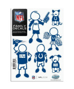 NFL Siskiyou Sports Fan Shop Indianapolis Colts Family Decal Set Small One Size Team Color