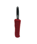 VIKING Premium Metal Free Rim and Wheel Brush for Wheel Cleaning - Red and Black, 2.5 in. x 14.3 in.