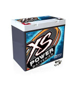 XS Power D5100 XS Series 12V 3,100 Amp AGM High Output Battery with M6 Terminal Bolt, black