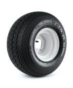 Kenda Hole-N-1 White 8" x 7" 4-Hole Wheel and (18/8.50-8) Tire Combination