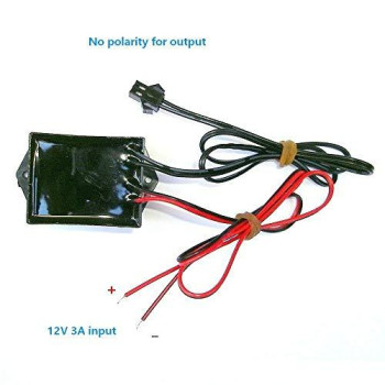 12V electroluminescent Inverter for EL Panel Strip Wire Back Light by glowhut.com