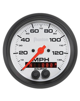 Auto Meter 5880 Phantom GPS Speedometer,3.375 in.